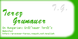 terez grunauer business card